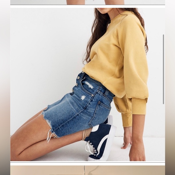 Madewell size 25 rigid a line skirt - Picture 5 of 7